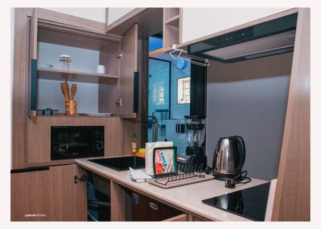 Kitchen at Seven Lugard Apartments