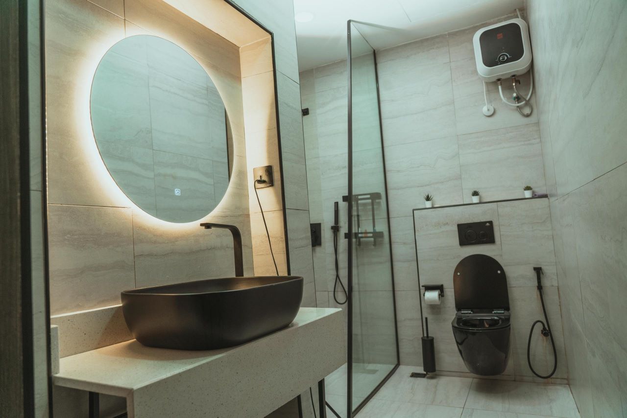 Bathroom at Seven Lugard Apartments